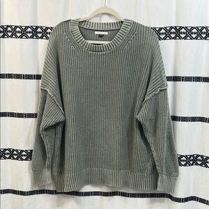 American Eagle Outfitters Olive Knit Sweater